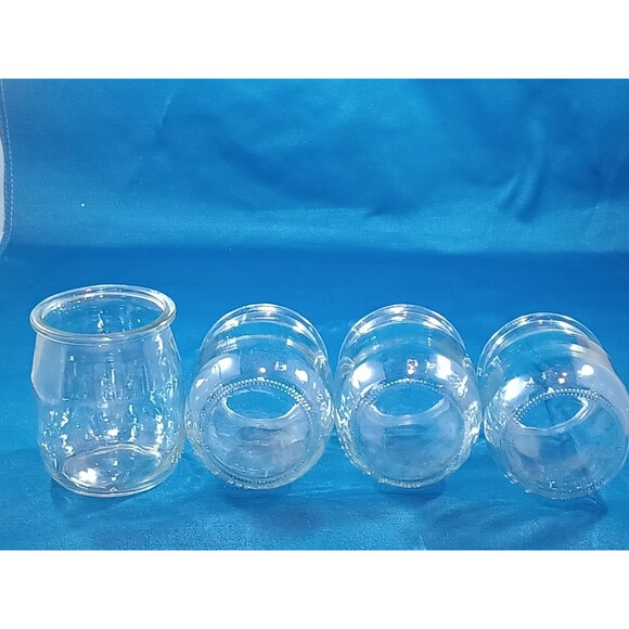 DIYArts/crafts Set Of 6 Petit Pot Glass Jars Pots 4 Wedding ,candles,plants  etc - Picture 6 of 7